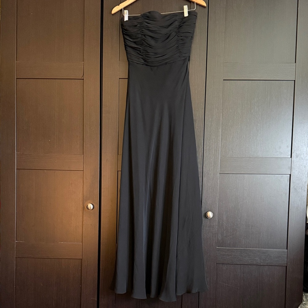 Ralph Lauren Black Strapless Gown